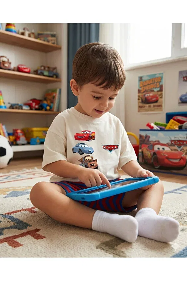 Детская футболка с длинным рукавом с принтом Babytex, Ecru — фото 3