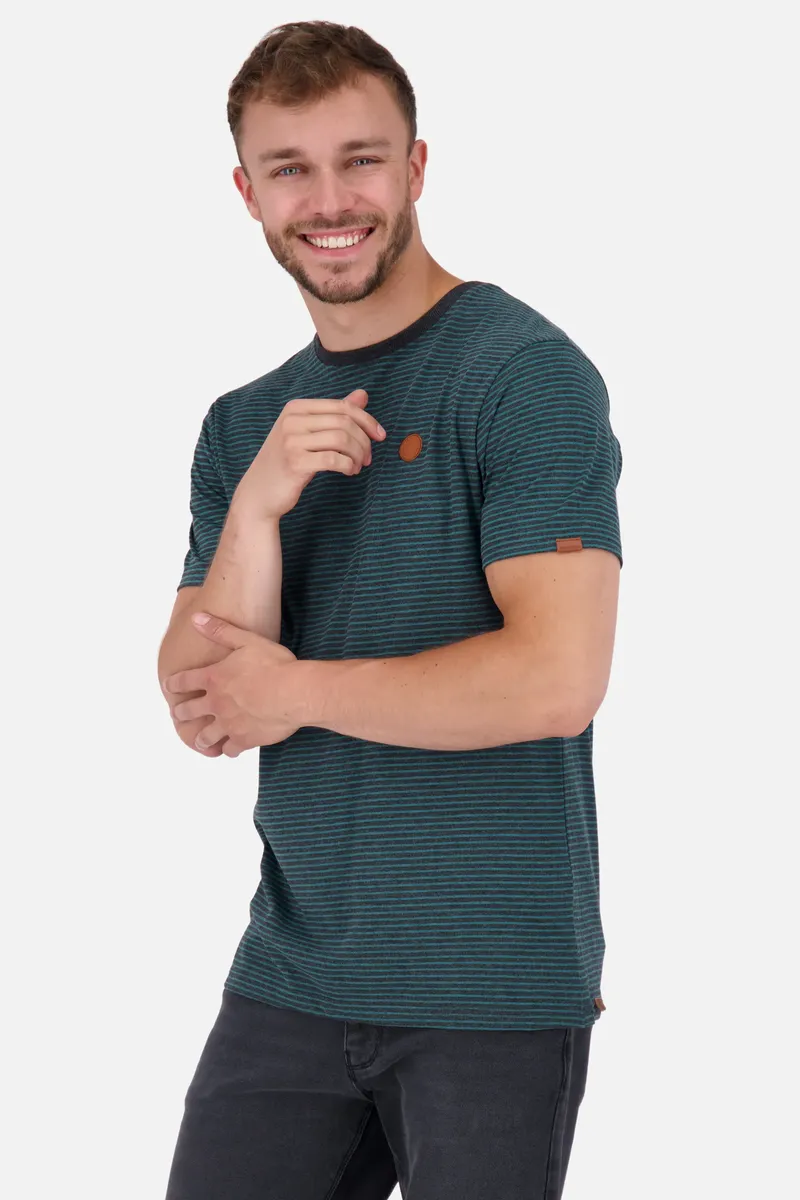

Рубашка с круглым вырезом Alife & Kickin "NicAK Z Shirt Мужская рубашка с коротким рукавом", цвет Moonless