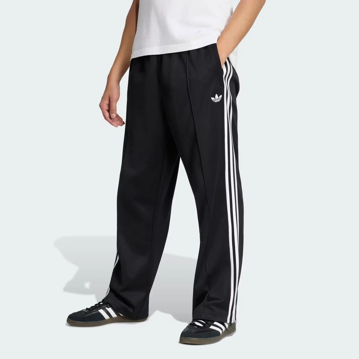Мужские спортивные брюки на завязках Firebird Adidas Originals, черный