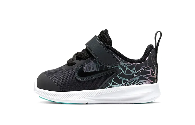 Детские кроссовки для малышей с принтом Downshifter 9 Rebel Nike, Black Green