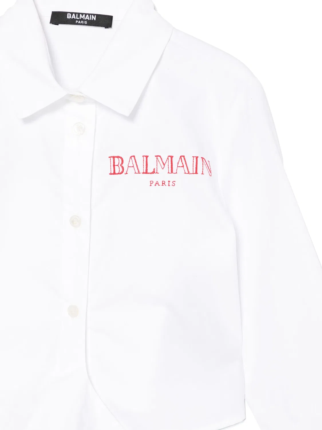 Блузка с узлом Balmain, белый — фото 2
