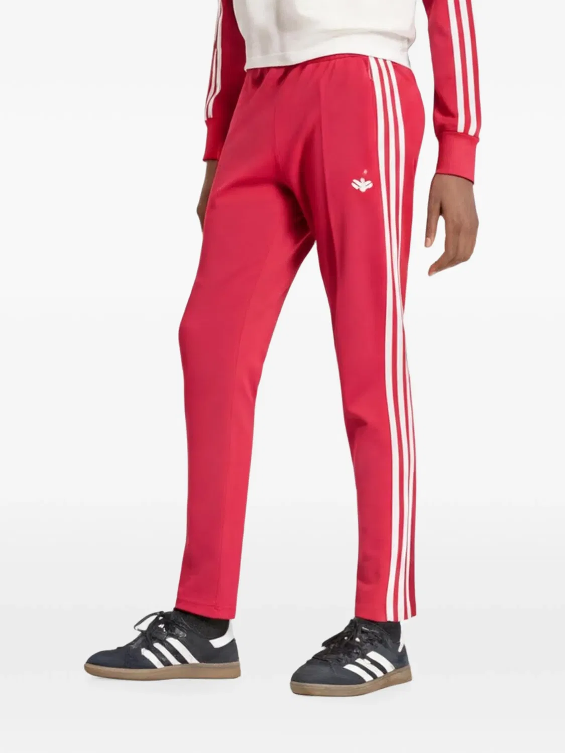 Спортивные брюки Sst Tp с вышитым логотипом Adidas, красный