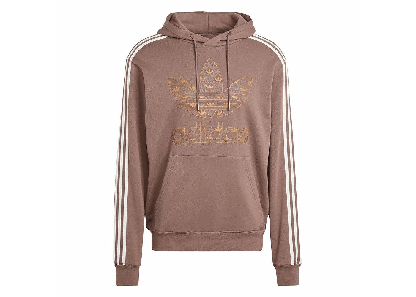 Мужская худи с длинным рукавом Classic Mono Graphic Adidas, Earth Strata