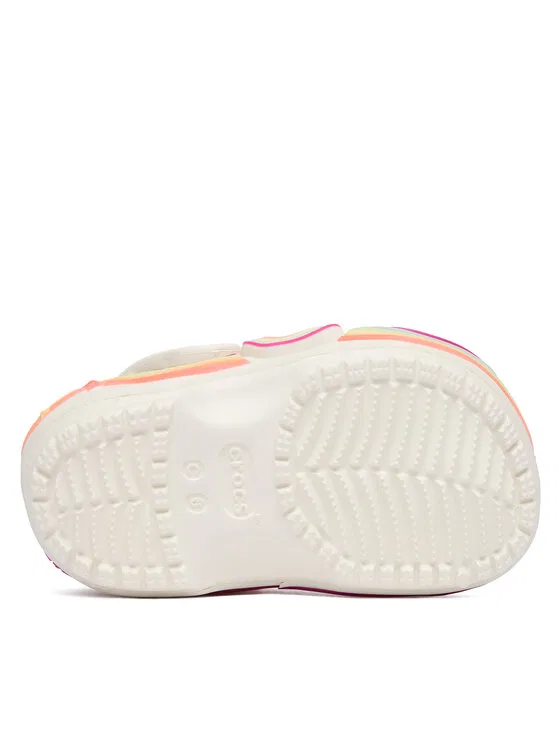 Шлепанцы Toddler Crocs Iam Unicorn Lights Classic Clog Crocs, белый — фото 4