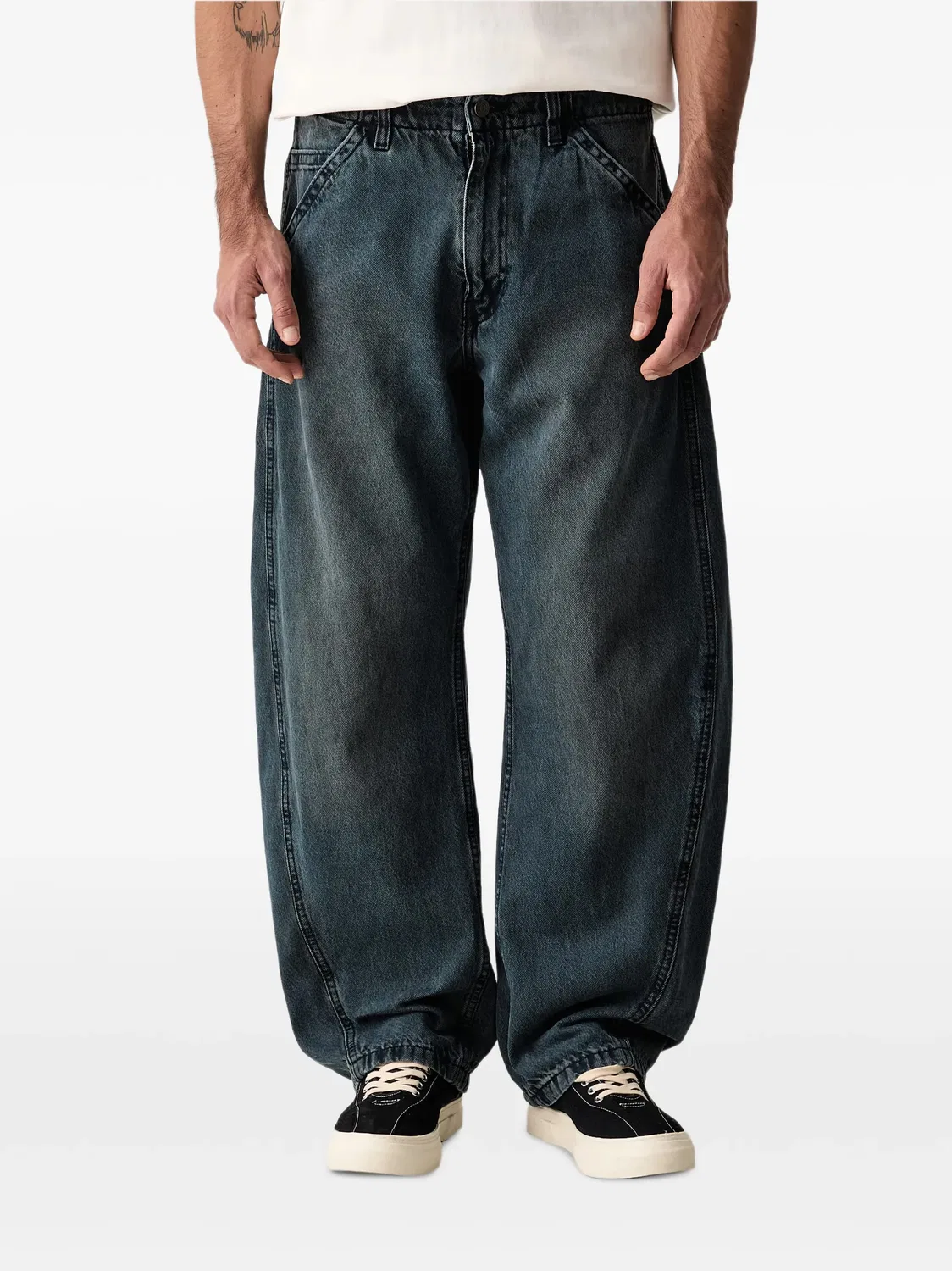 Джинсы Baggy Barrel синего цвета Levi's, синий