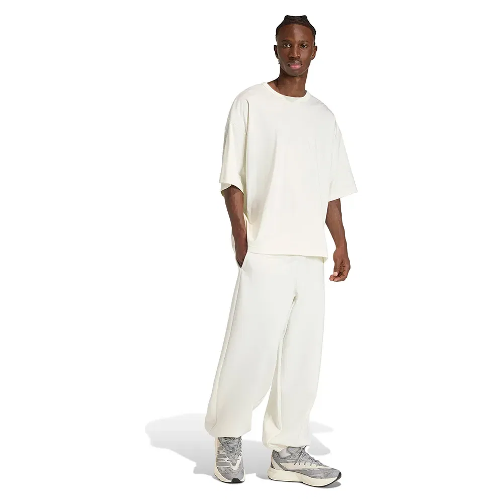 Мужские спортивные брюки с регулируемым поясом Soft Lux Tracksuit Pants Adidas, White — фото 4