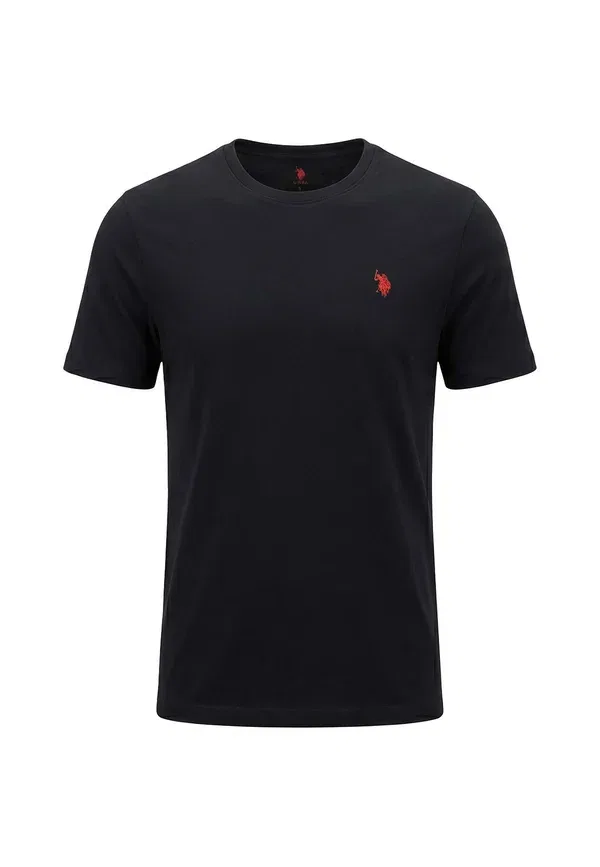 Футболка хлопковая Basic T-shirt U.S. Polo Assn, черный U.S. Polo Assn. — фото 2