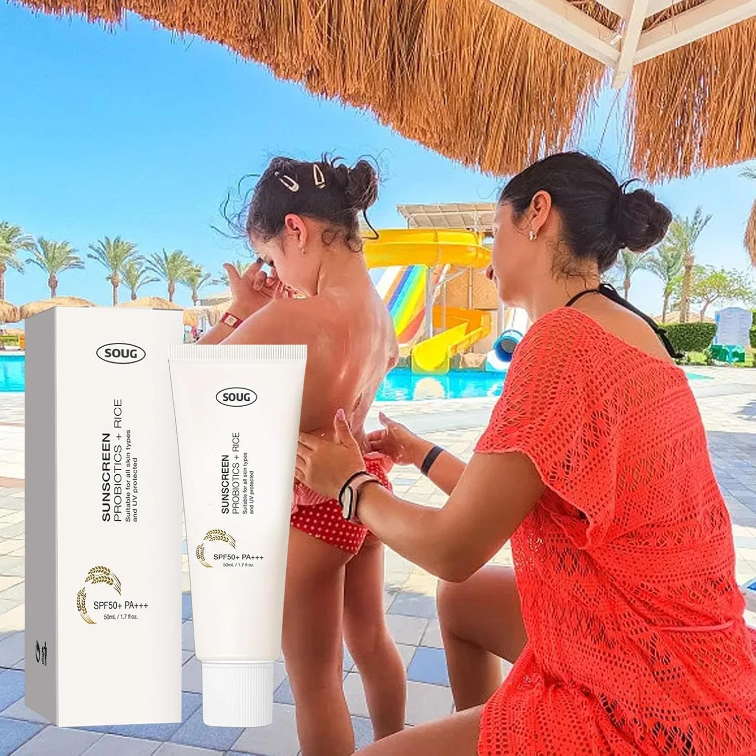 Солнцезащитный крем для лица и тела SPF50+, Ulapithi, 50 мл — фото 2