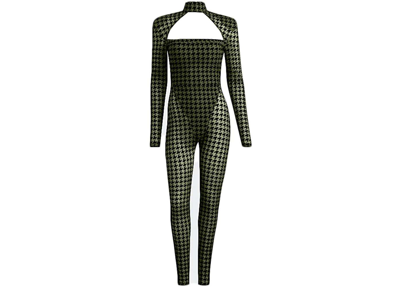 Женский комбинезон с принтом Allover Print Catsuit Adidas, Wild Pine/Black — фото 2