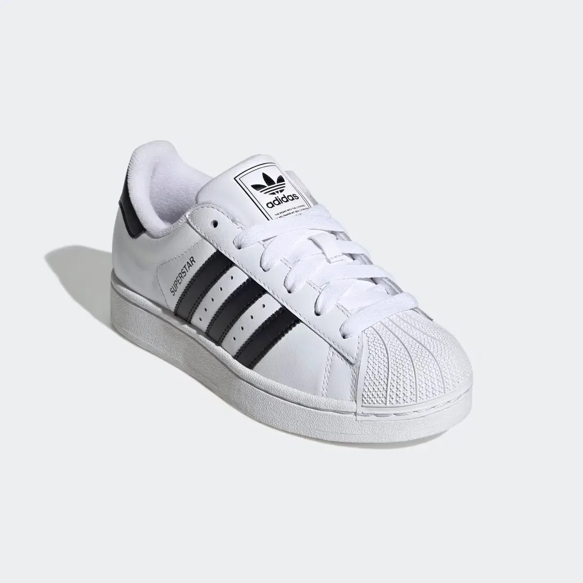 Детские кроссовки для мальчиков SUPERSTAR II J adidas, Белый — фото 2