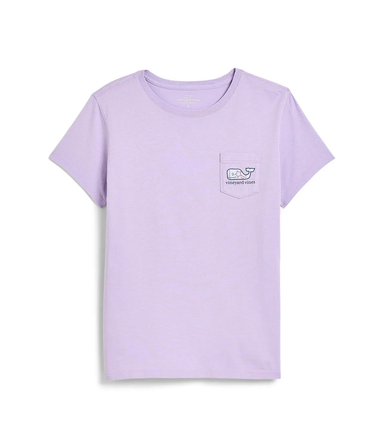 Футболка с коротким рукавом и карманом (для маленьких детей/подростков) Vineyard Vines Kids, Lilac Breeze