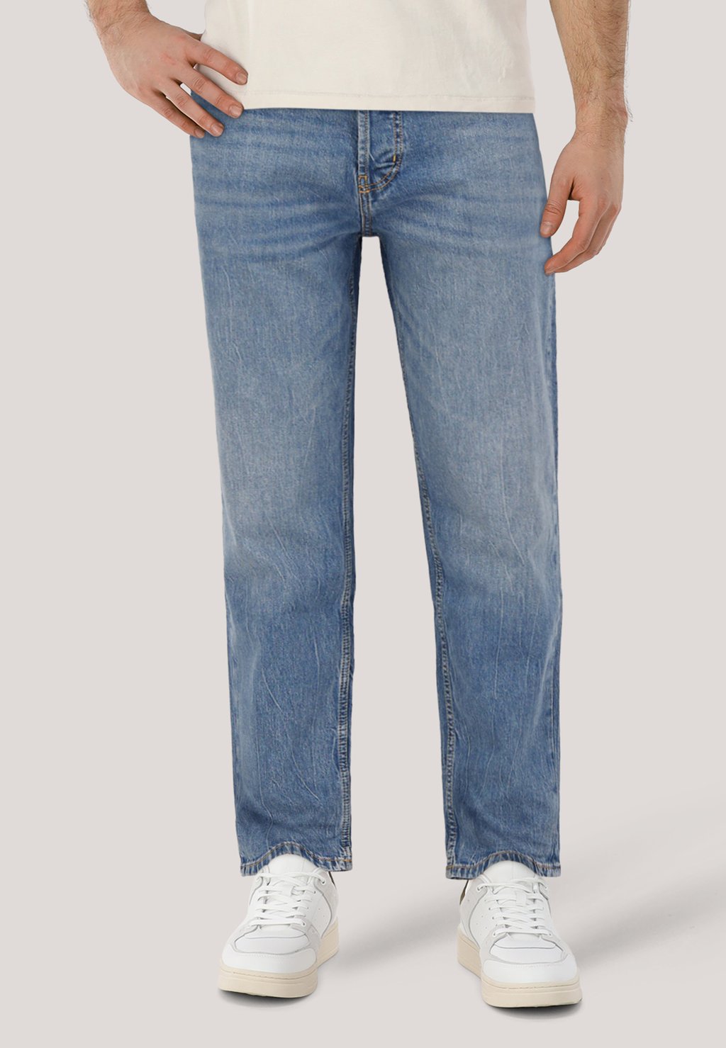 

Джинсы прямого кроя HERREN 634 TAPERED FIT HUGO, темно-синий