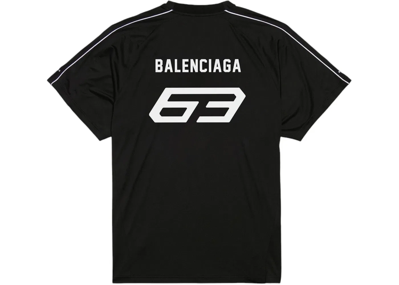 Мужская футболка оверсайз Automobil Lamborghini Balenciaga, Black — фото 2