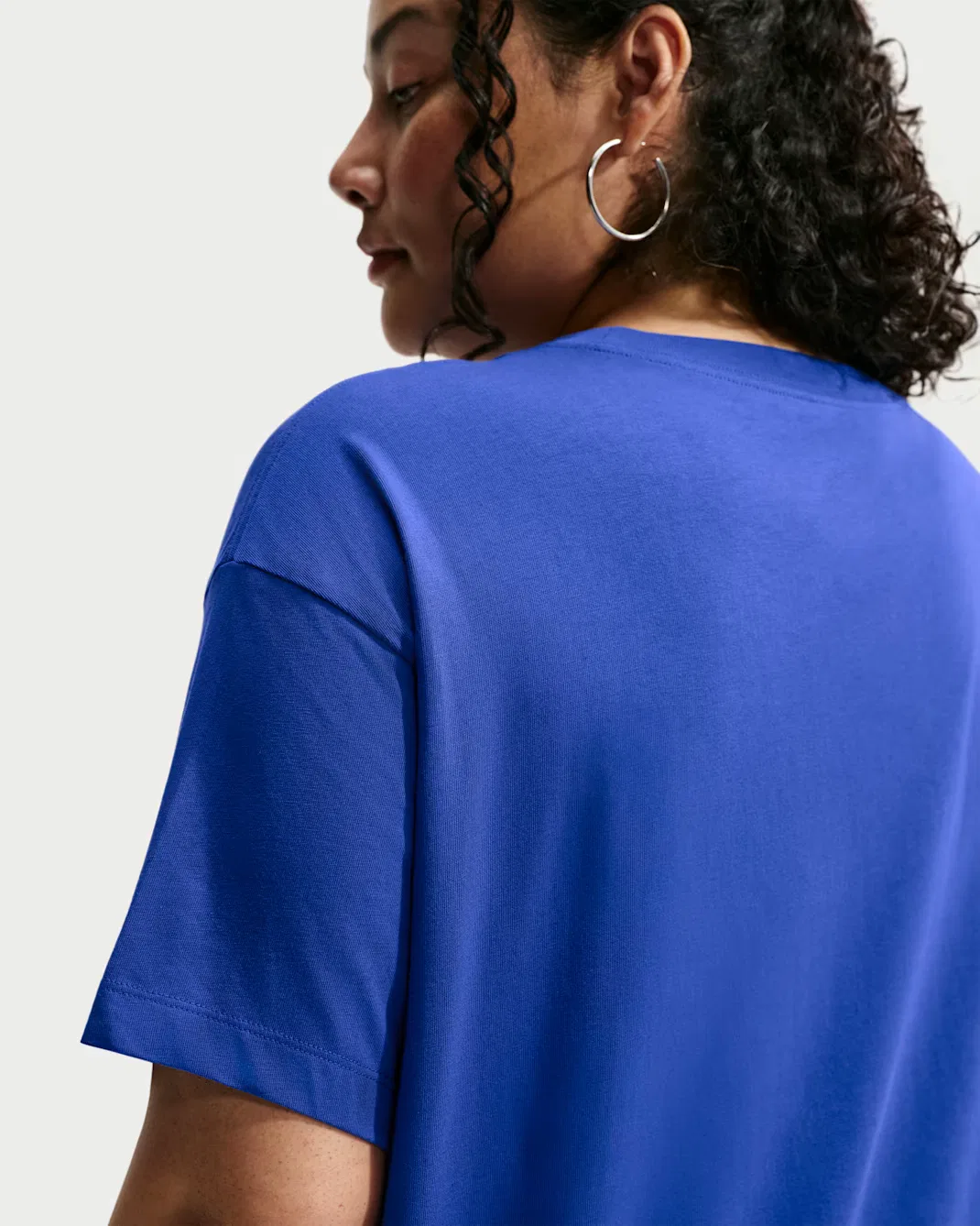 Женская футболка оверсайз (большого размера) Nike Sportswear Classic, Old Royal — фото 2