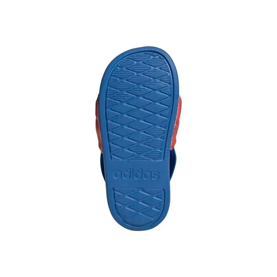 Детские шлепанцы с принтом Toy Story Adidas Adilette Estrap Woody, Bright Royal Bold Gold Semi Lucid Red — фото 4