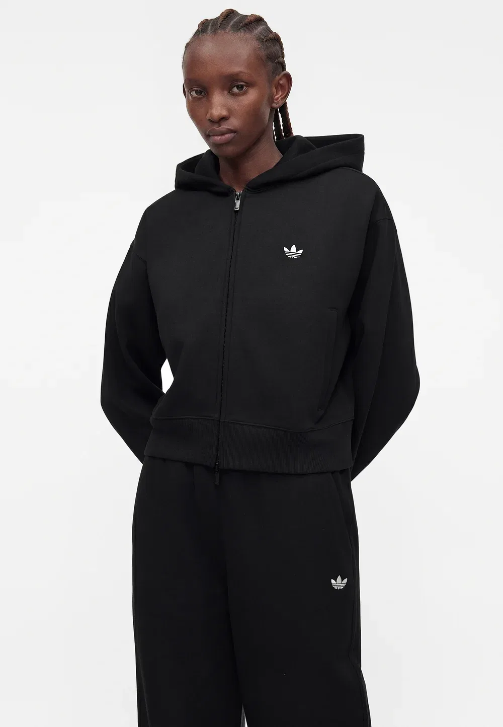 Толстовка на молнии Adidas Originals, Black — фото 4
