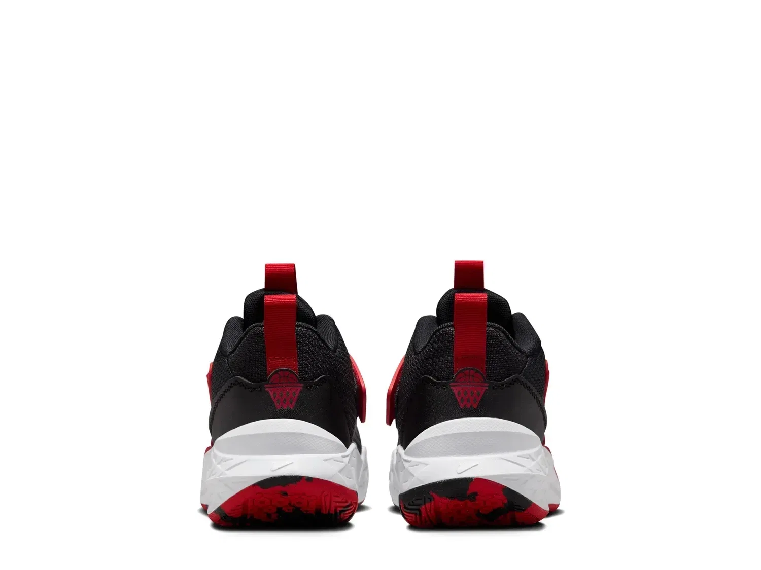 Кроссовки детские Nike Team Hustle D 12, Black/White — фото 2