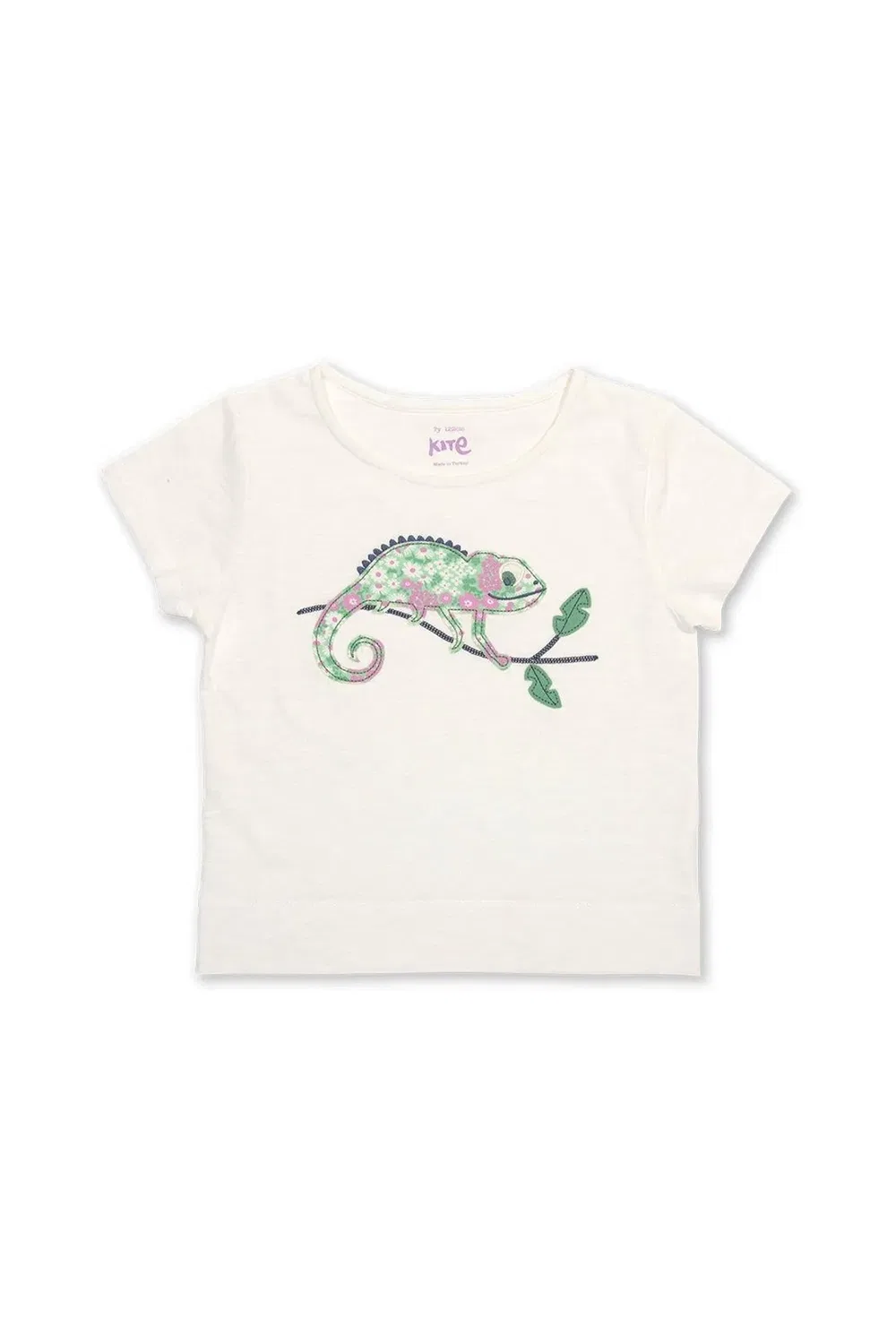 Футболка с принтом Cool Chameleon Kite, Cream