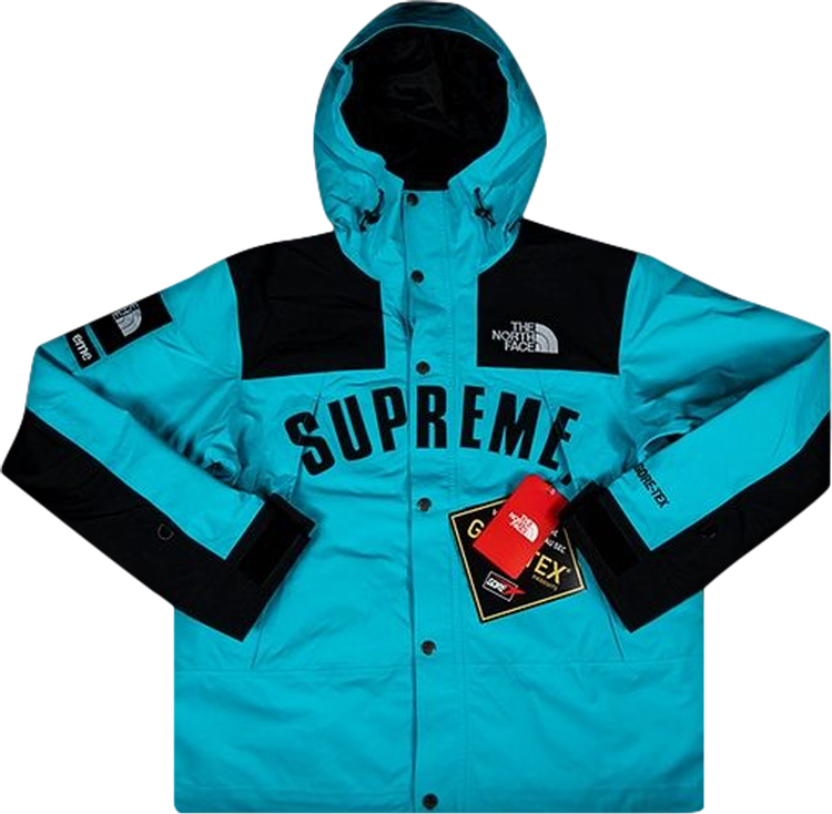 Парка Supreme x The North Face Arc Logo Mountain Parka 'Teal', бирюзовый - фото