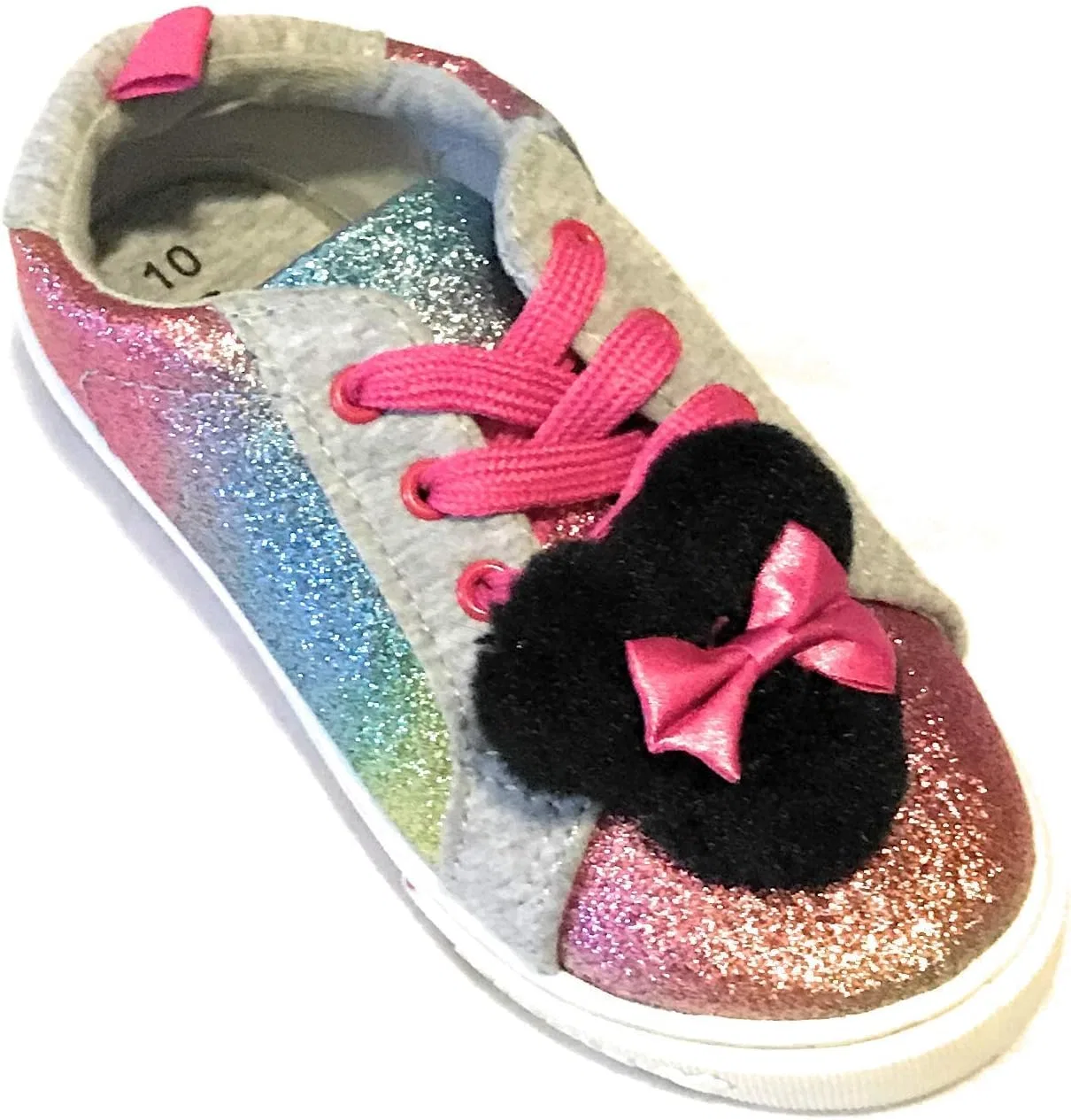 Детские кроссовки для девочек с принтом Minnie Mouse WonderNation, Pink Blue Purple — фото 3