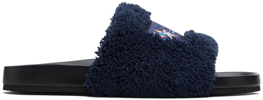 

Темно-синие шлепанцы Fantasia Mickey Vesta Stella McCartney