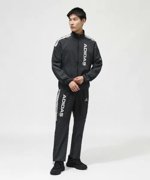Мужская куртка с принтом Hybrid Adidas, Серый — фото 4