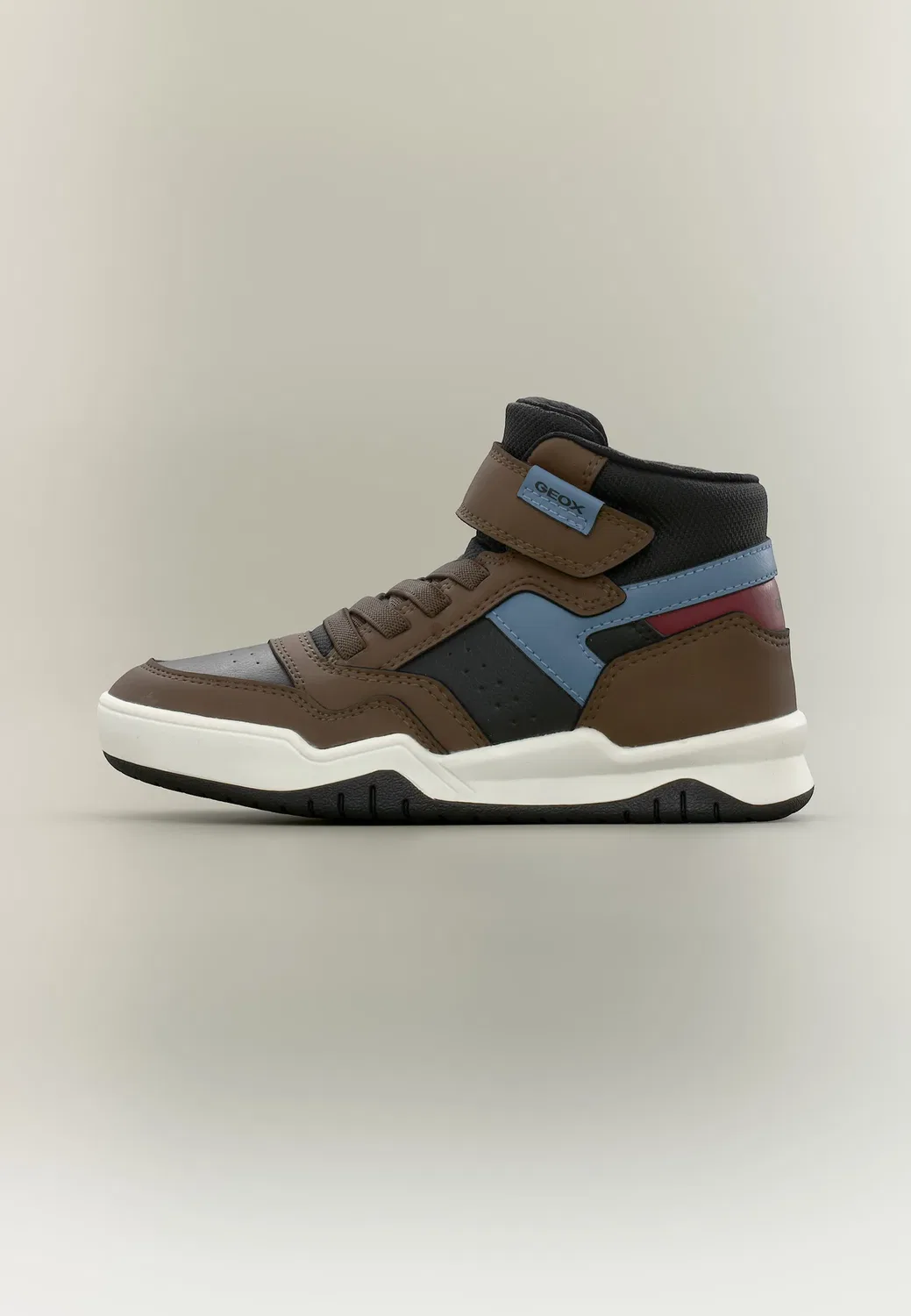 Мальчик из Перта - высокие кроссовки Geox, Dark Brown/Black