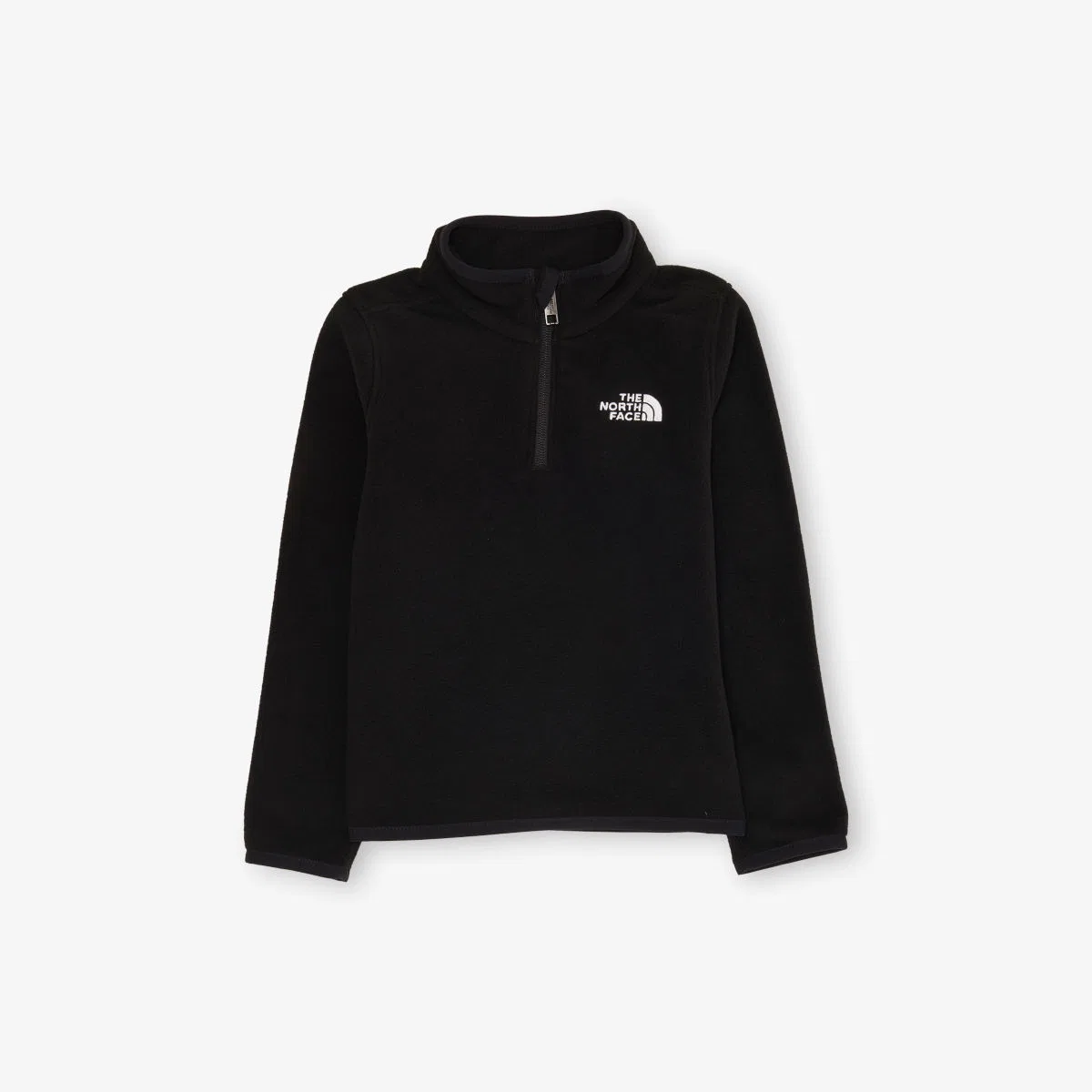 Флисовый пуловер с вышивкой бренда Glacier, 2-6 лет The North Face, черный