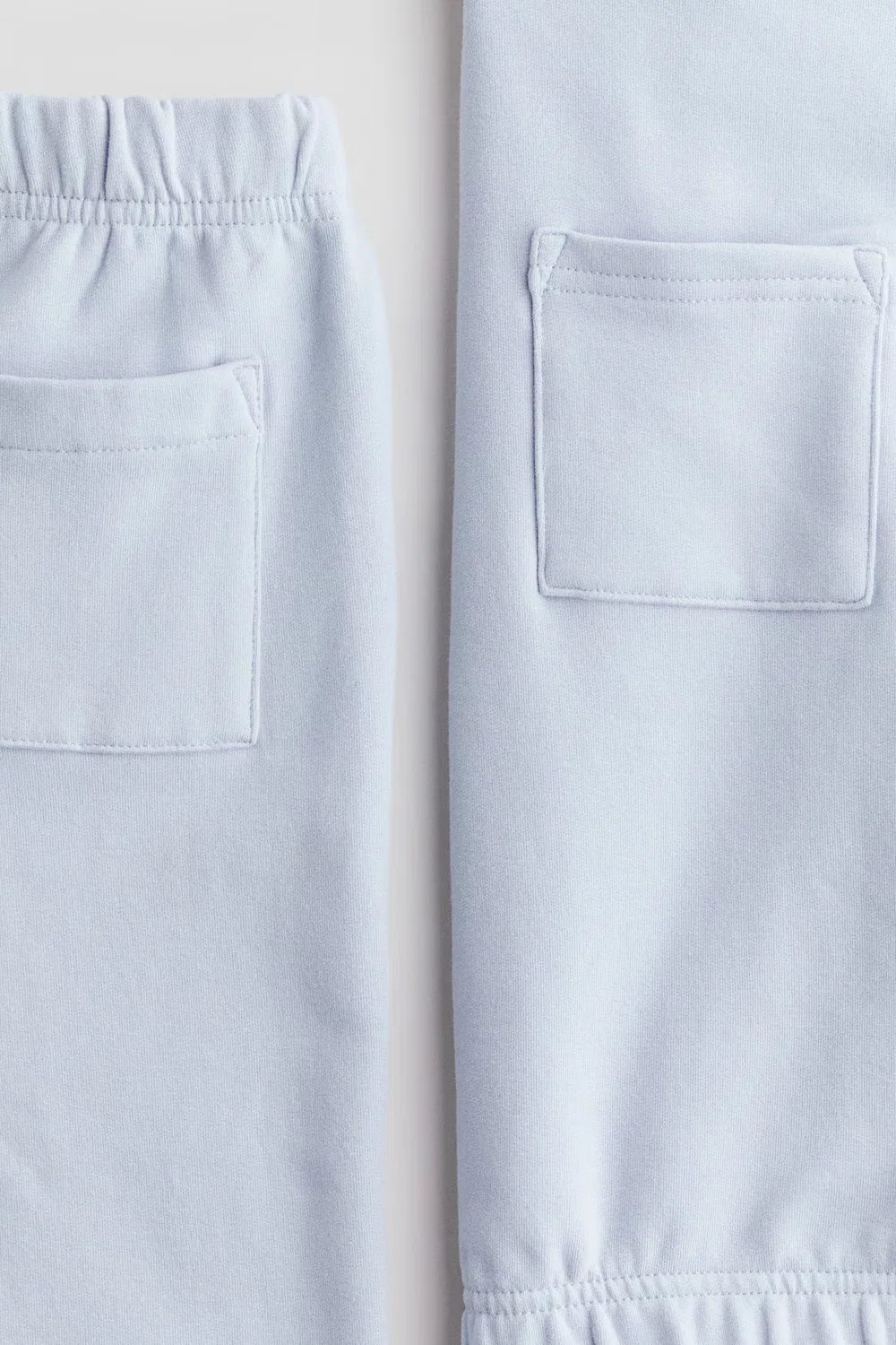 Комплект из двух хлопковых толстовок H&M, Helles Mattblau — фото 3