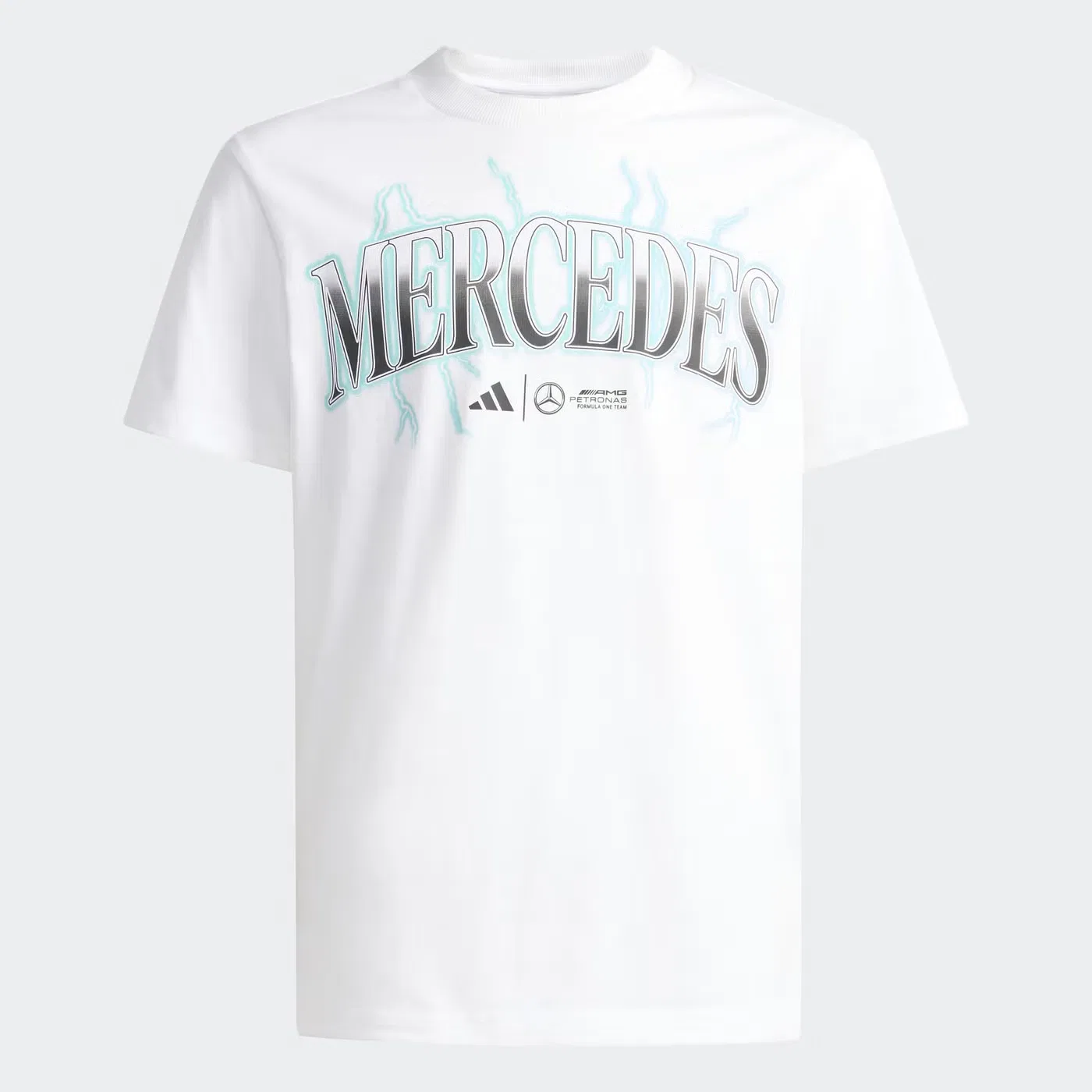 Футболка с принтом Mercedes - AMG Petronas Formula One Adidas, белый