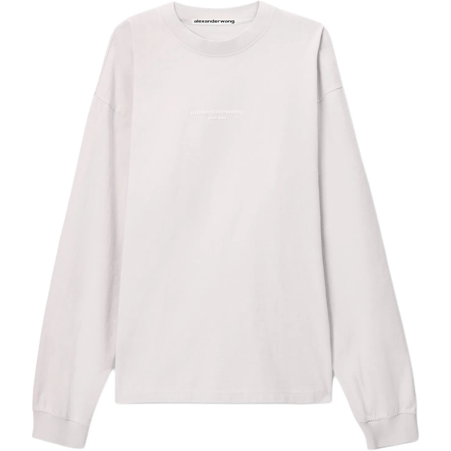 Женская футболка с круглым вырезом Washed Light Pink Alexander Wang
