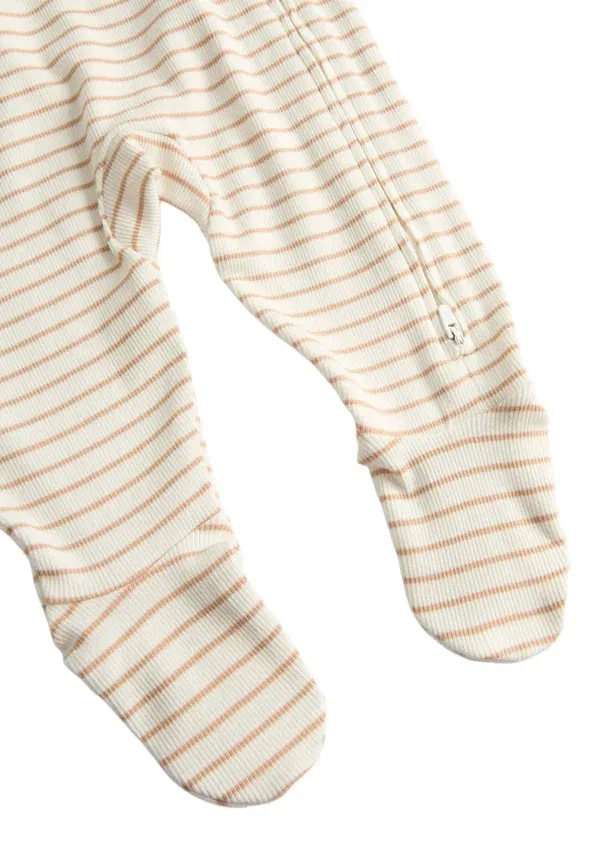 Комплект из 3 спальных костюмов Rib Marks & Spencer, Oatmeal, овсяный — фото 3