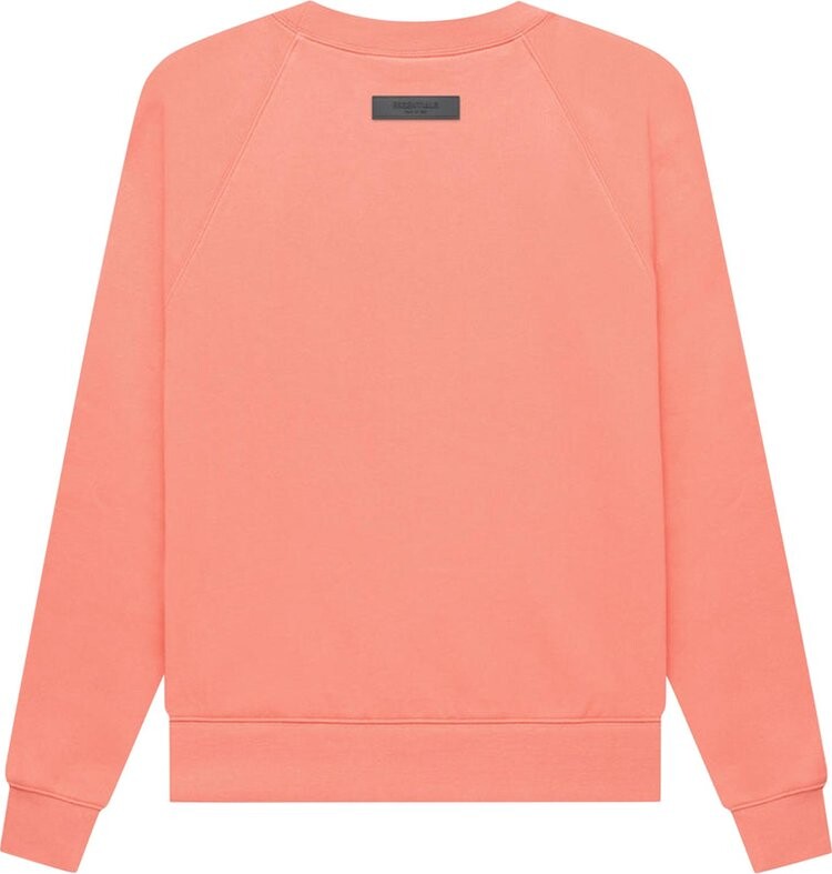 Толстовка Fear of God Essentials Crewneck 'Coral', оранжевый — фото 3