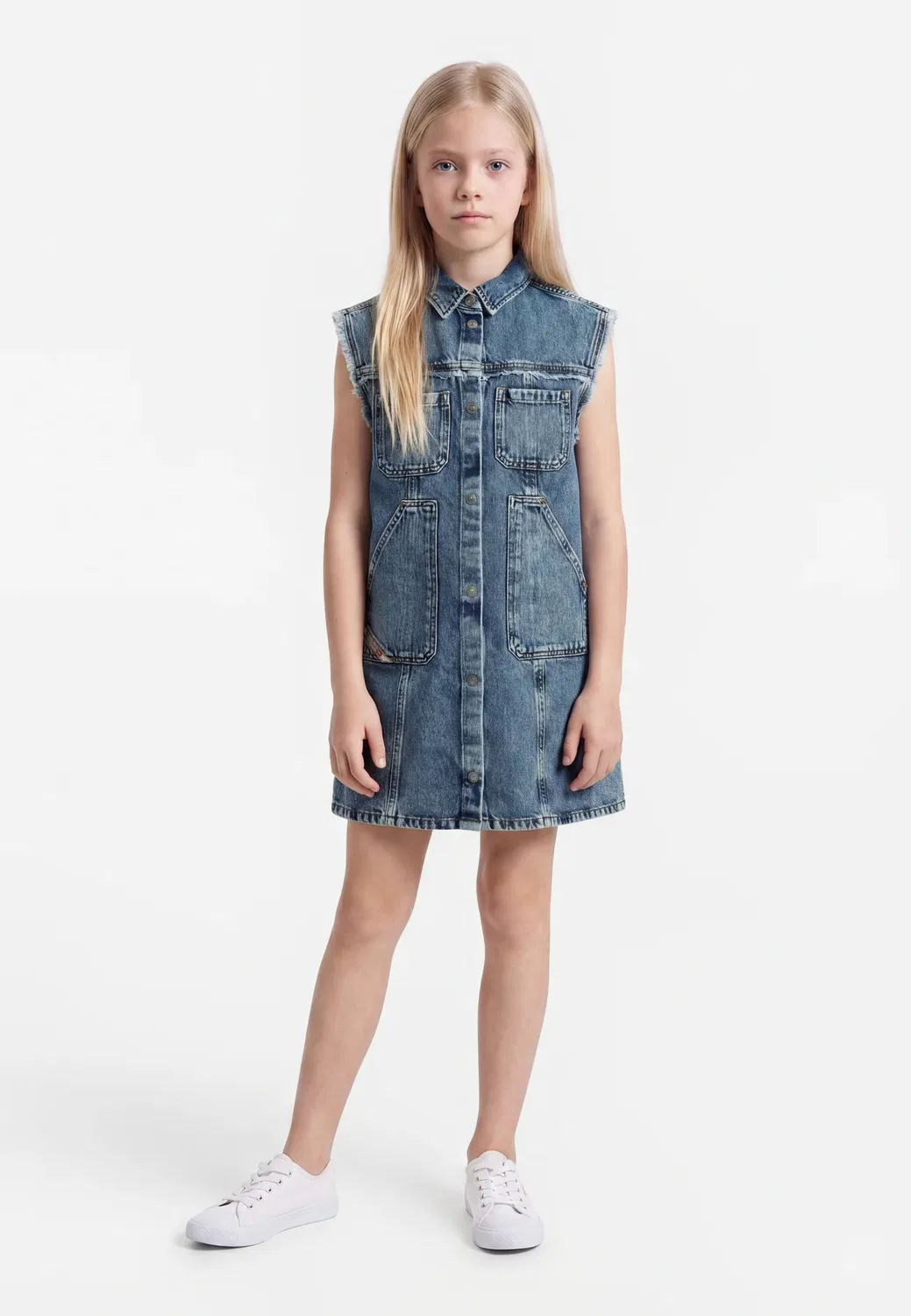 Делка - джинсовое платье Diesel, Blue Denim