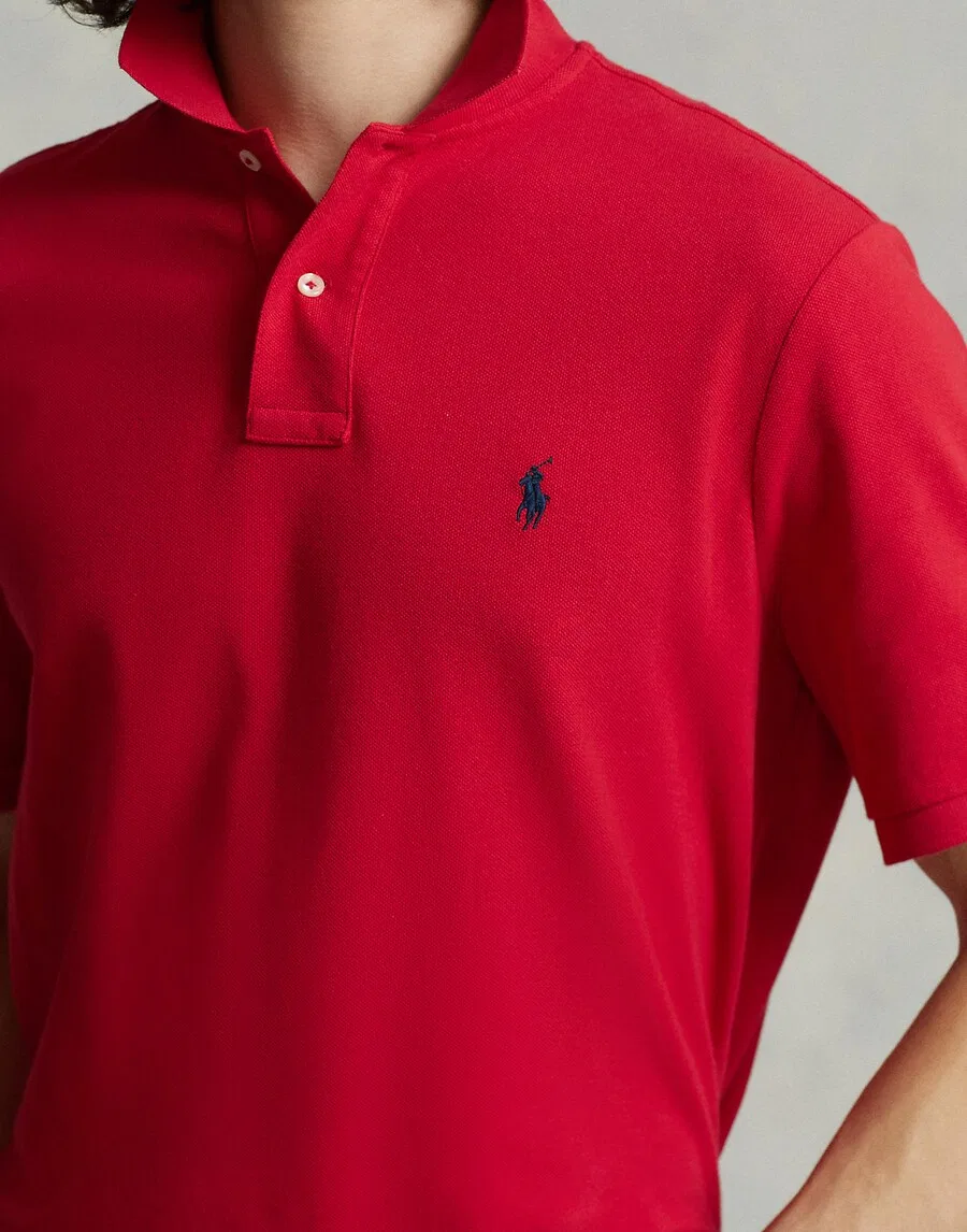 Рубашка Polo Ralph Lauren красного цвета — фото 2