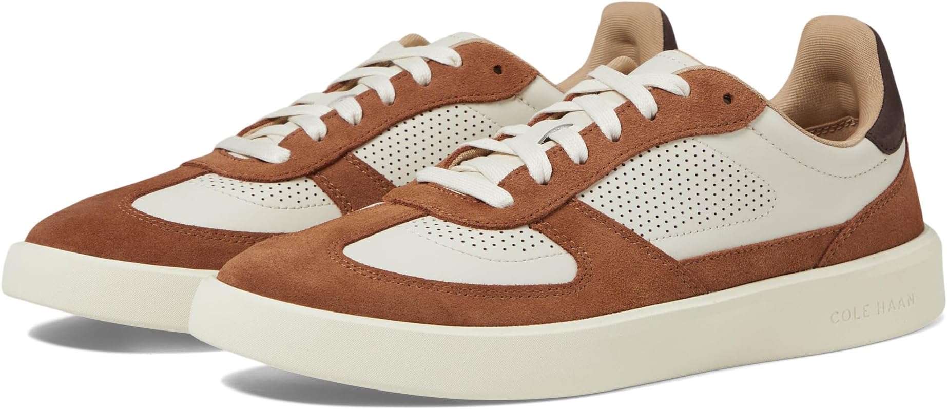 

Кроссовки Cole Haan Grand Crosscourt Modern Turf Sneaker, цвет British Tan/Ivory
