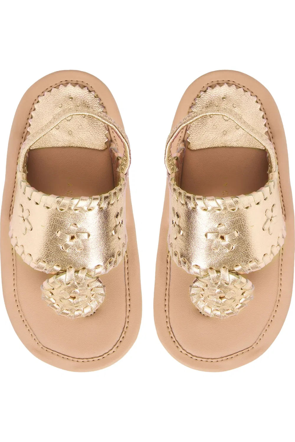 Сандалии детские со страховочным ремешком Jacks Slingback Jack Rogers, Platinum — фото 4
