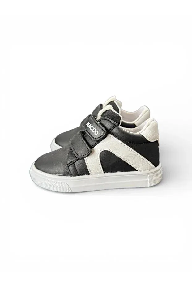 Детские ортопедические кроссовки с липучкой Macco Shoes, Black — фото 4