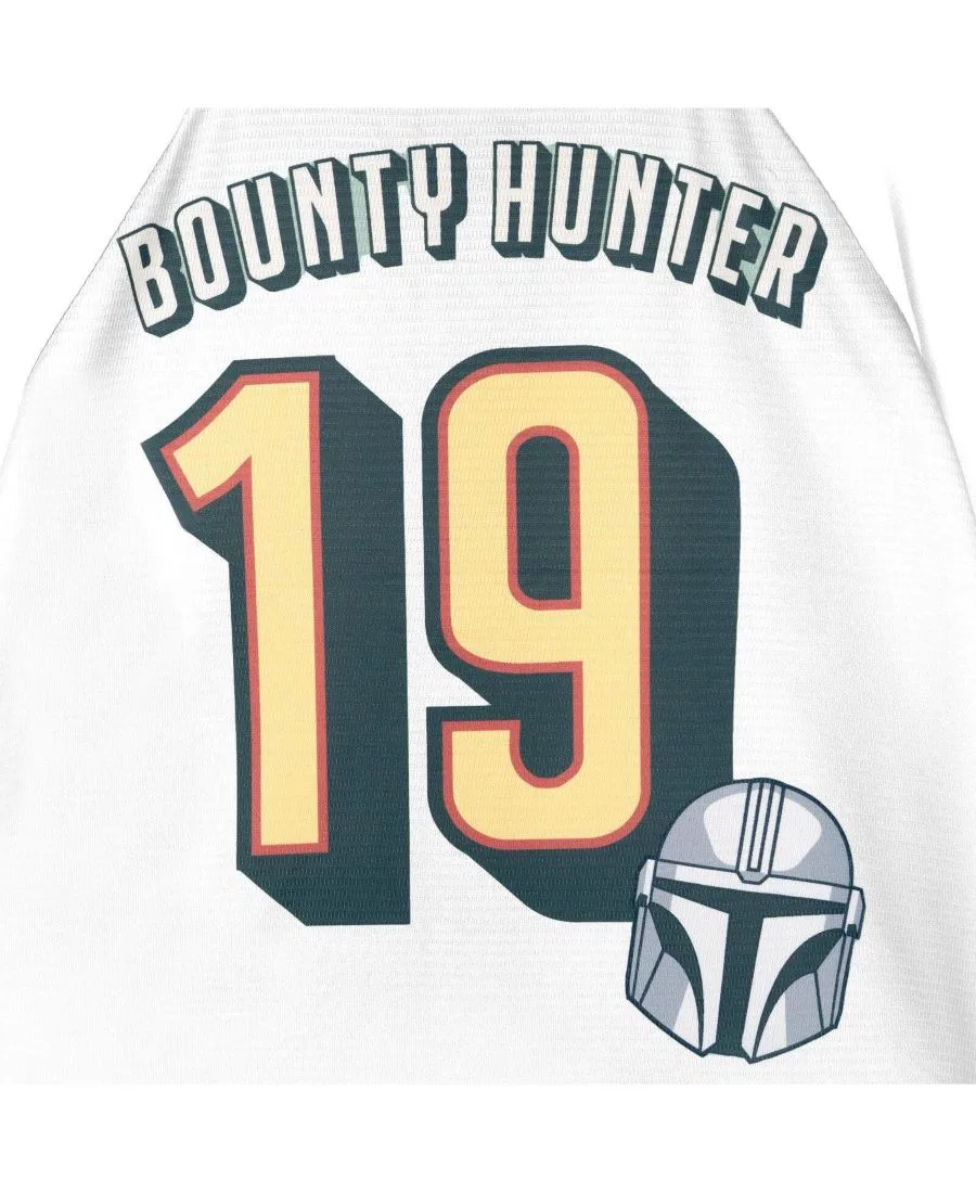 Бейсбольная футболка с принтом Grogu Short Sleeve Baseball Jersey The Mandalorian, Grogu Mint Ivory — фото 3