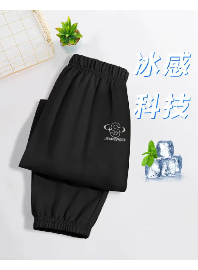 Брюки летние легкие дышащие для мальчиков Jeanswest, черный