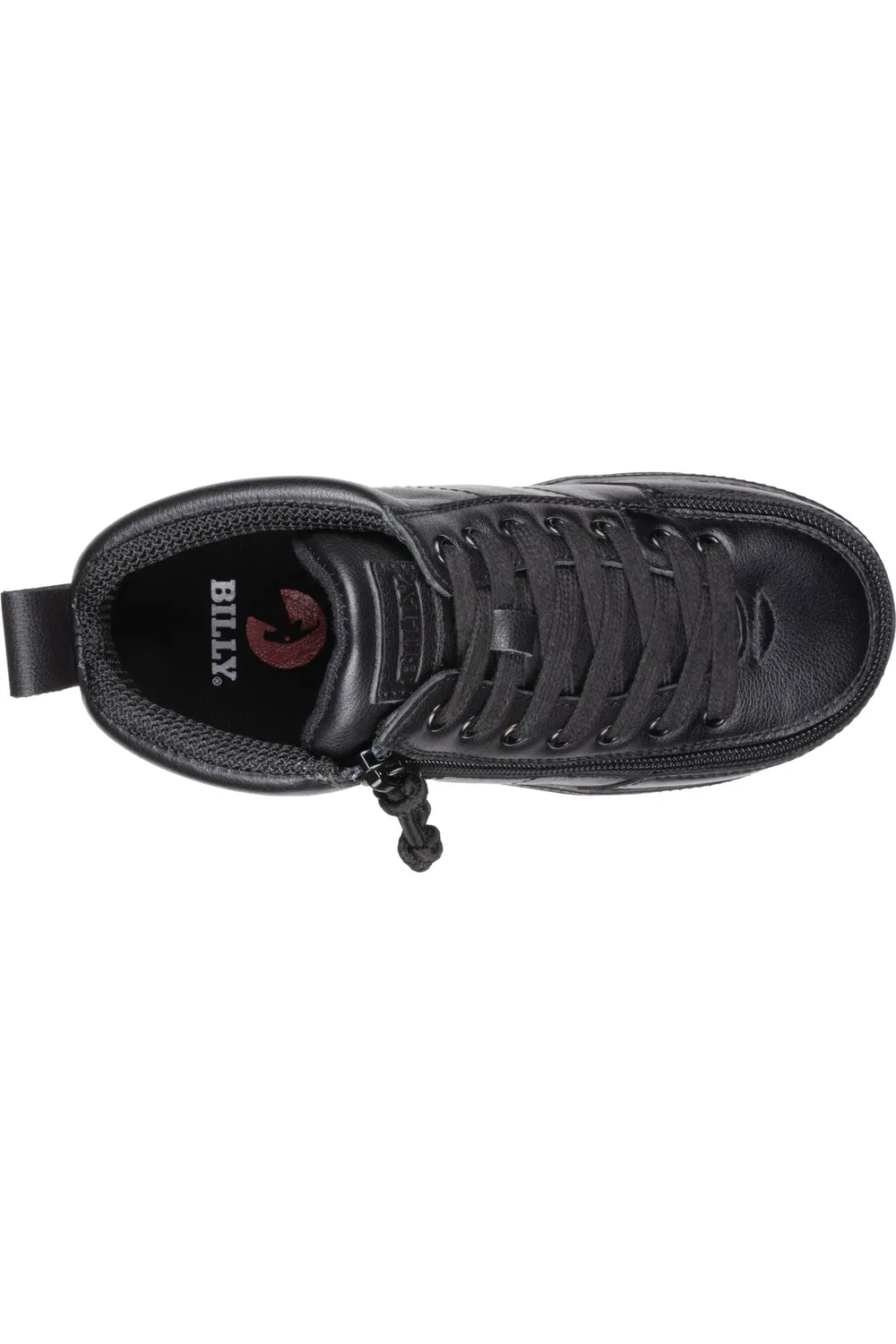 Кеды детские на молнии High DR II BILLY Footwear, Black Leather — фото 4
