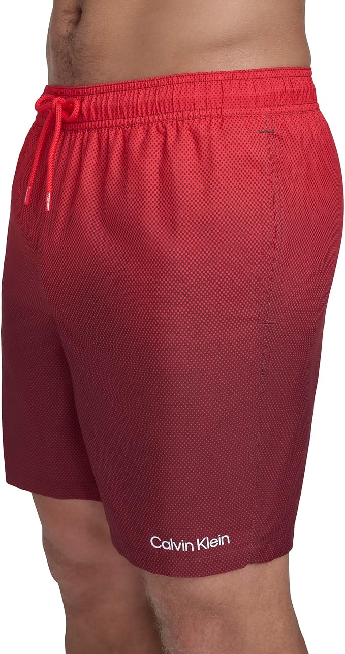 Плавательные шорты Calvin Klein Volley Quick Dry Lightweight, красный — фото 3