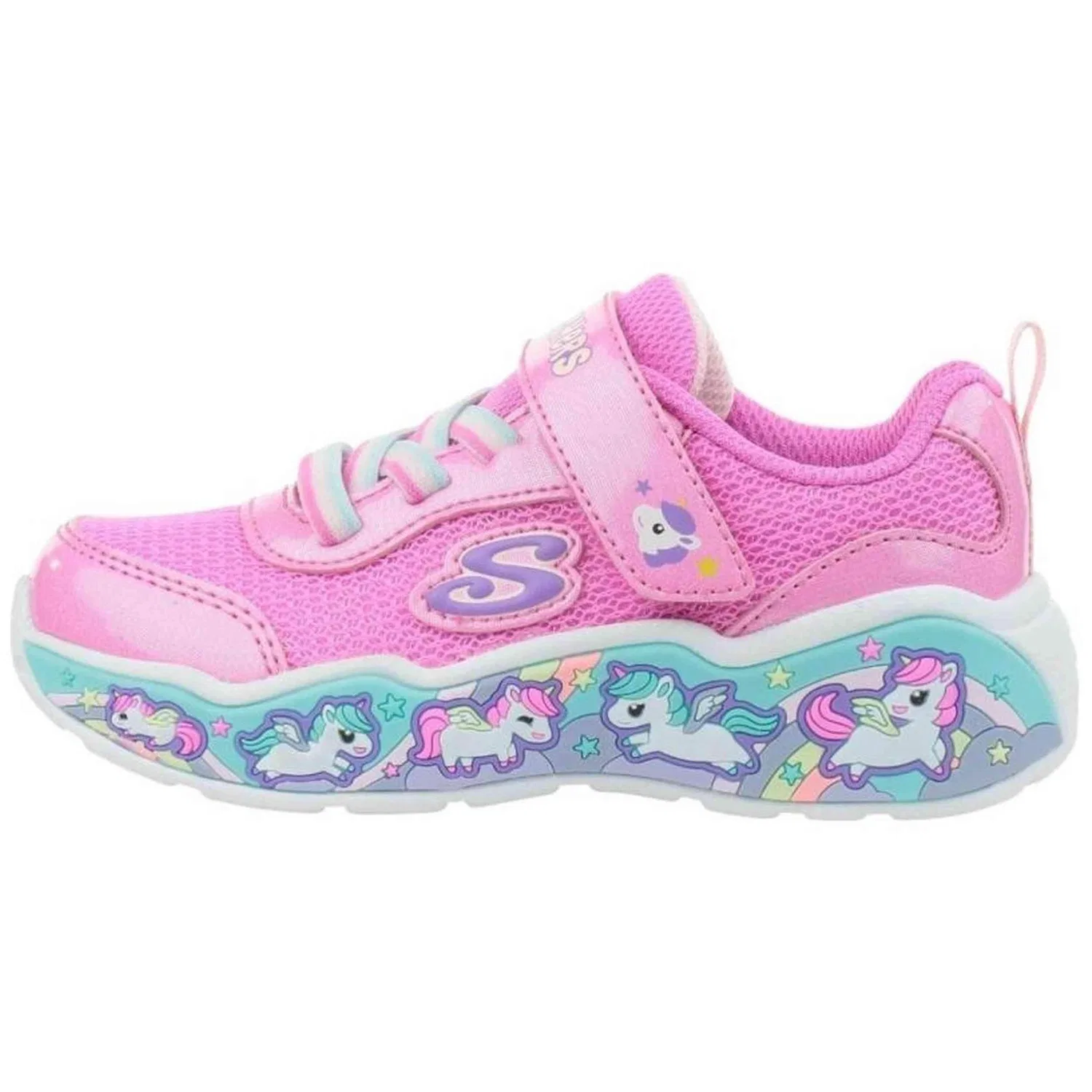Детские кроссовки с принтом 303158N-PKMT Skechers, Rosa