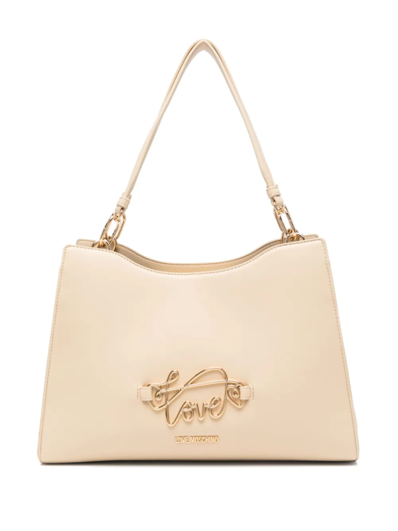 

Сумка-тоут с логотипом Love Moschino, нейтральный