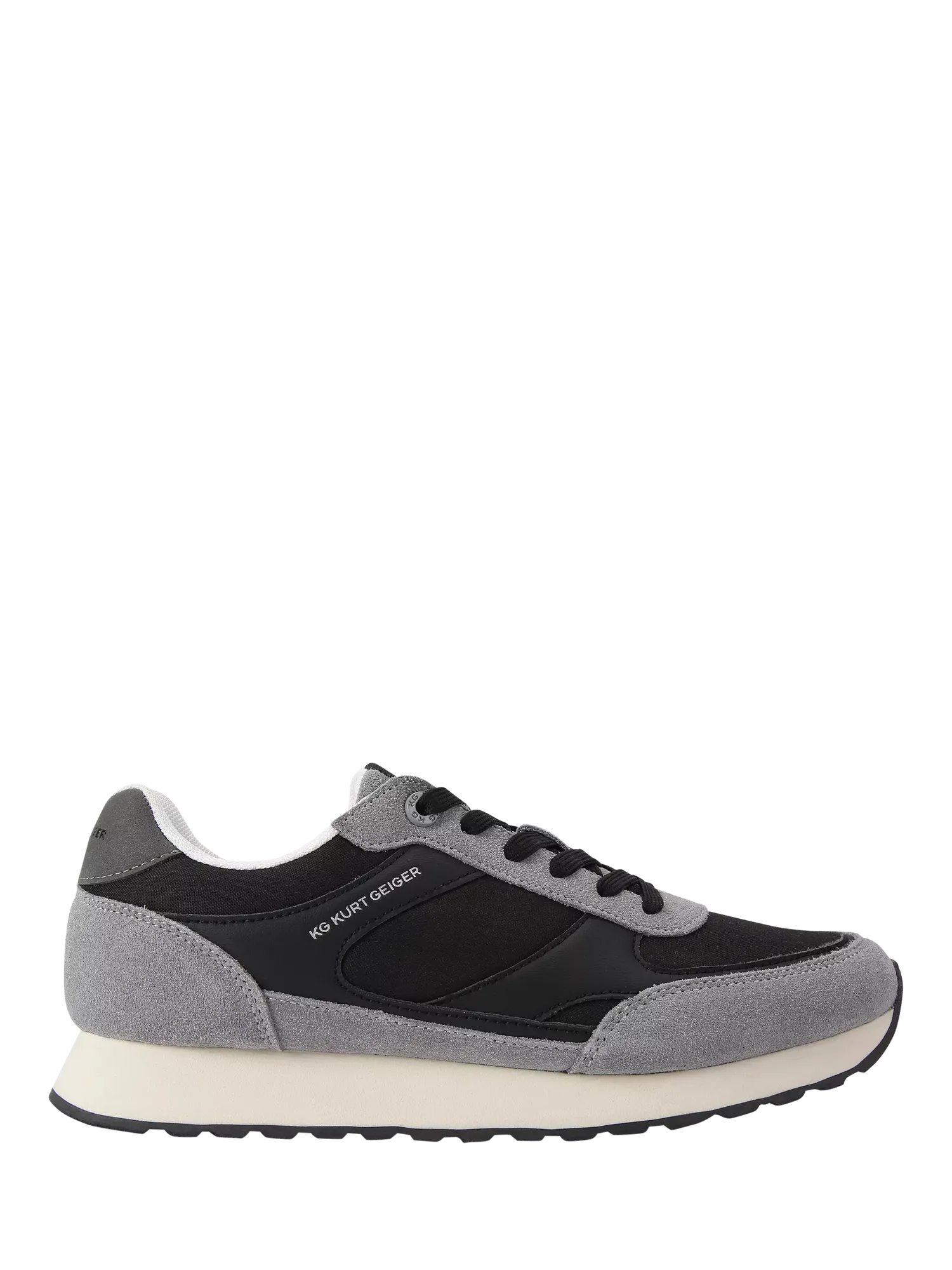 Кроссовки Luca на шнуровке, черно-разноцветные KG Kurt Geiger