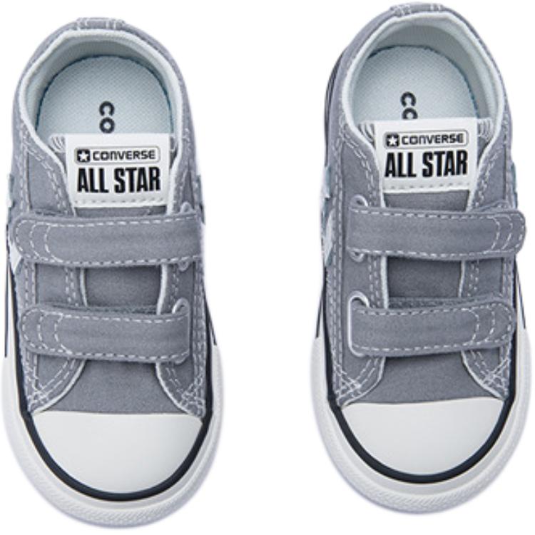 Низкие кроссовки Star Player 76 для малышей и младенцев Converse, серый — фото 4