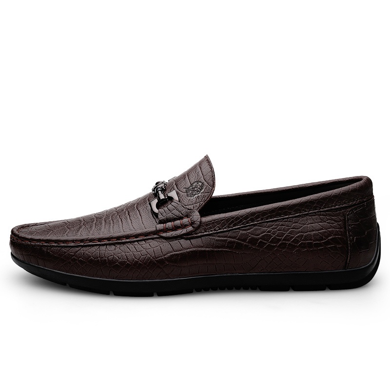 

LAORENTOU Мужские повседневные туфли мужские низкие топы коричневые, цвет Brown