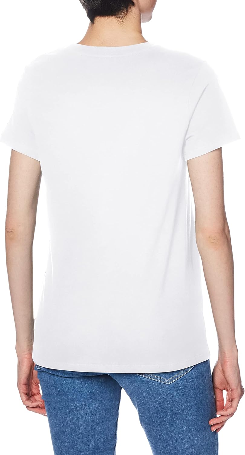 Женская футболка Levi's Perfect Crewneck (также доступна в размере Plus), Core Housemark White — фото 2