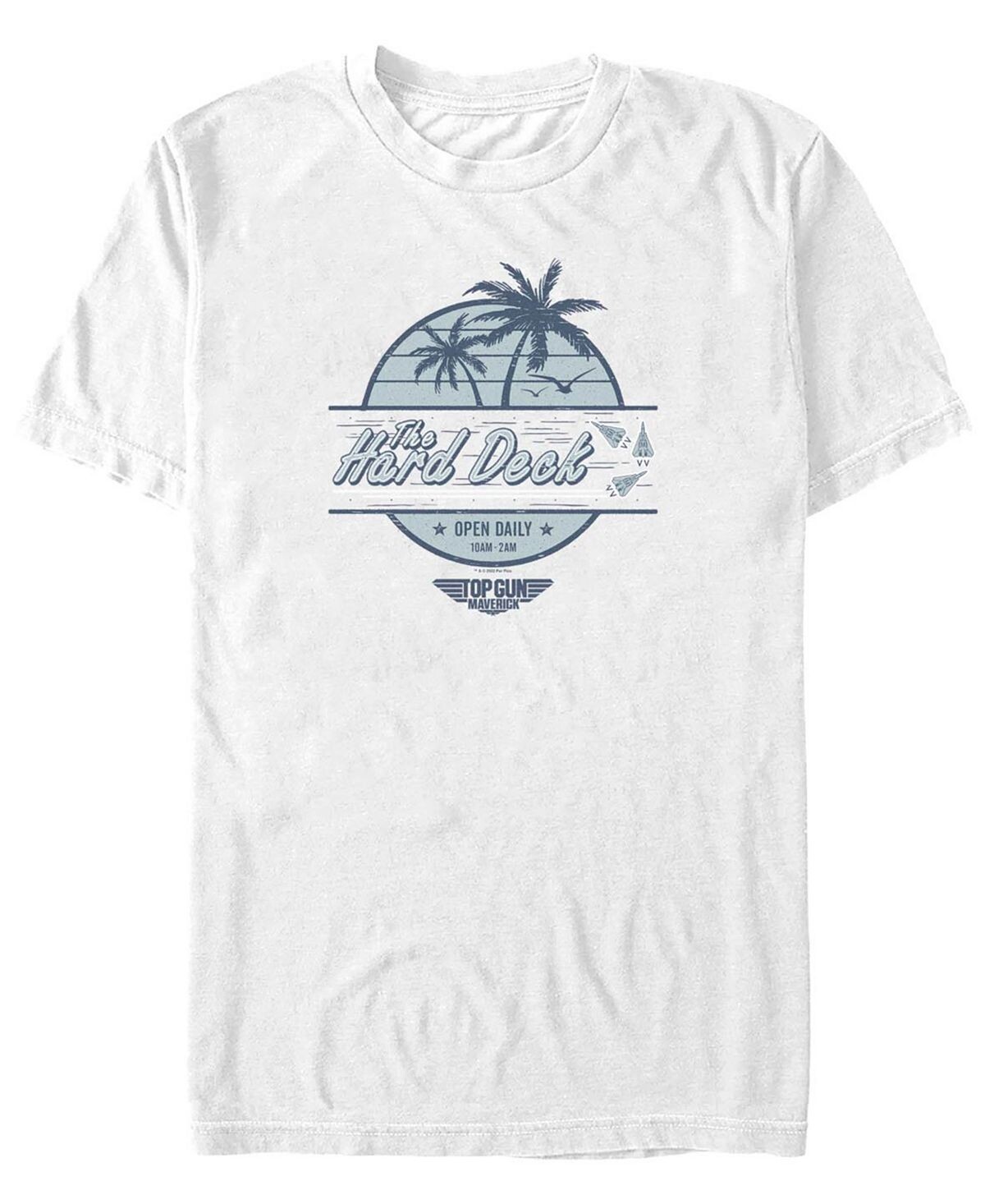 

Мужская футболка с коротким рукавом top gun hard deck palms Fifth Sun, белый