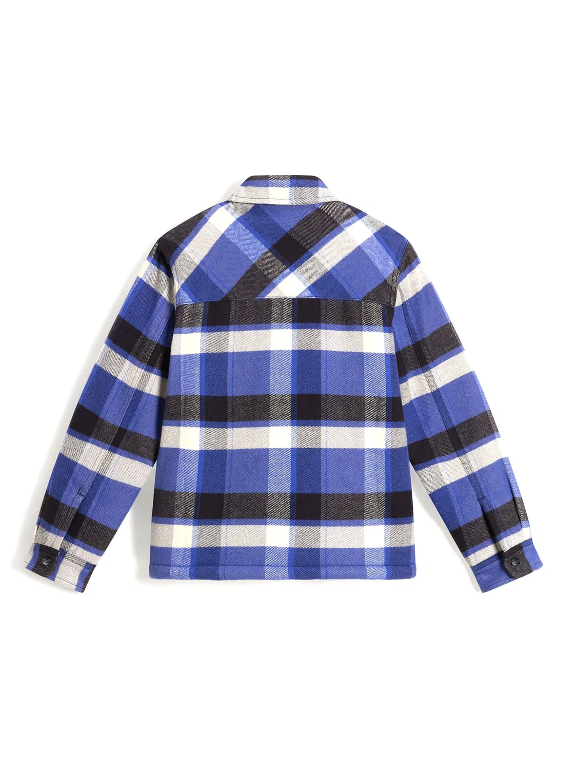 Woolrich Рубашка из фланели в королевском синем цвете — фото 3